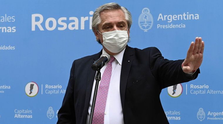 El presidente de la Nación, Alberto Fernández. Foto: TELAM