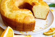 Bizcocho de naranja Una receta simple y deliciosa para disfrutar en tus meriendas. Foto: Shutterstock