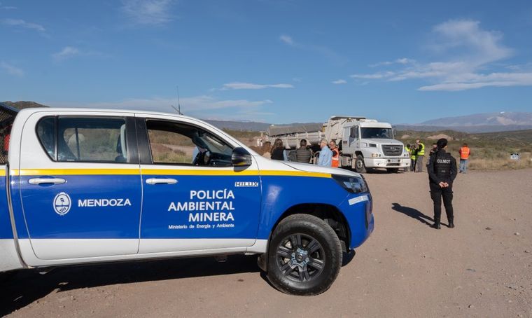 La Policia Ambiental trabajó en el operativo de Campo Cacheuta. La Policia Ambiental trabajó en el operativo de Campo Cacheuta.