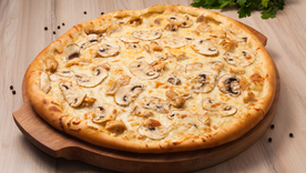 La cocina nos invita a crear: pizza de pollo con champiñones una receta para destacar La cocina nos invita a crear: pizza de pollo con champiñones una receta para destacar