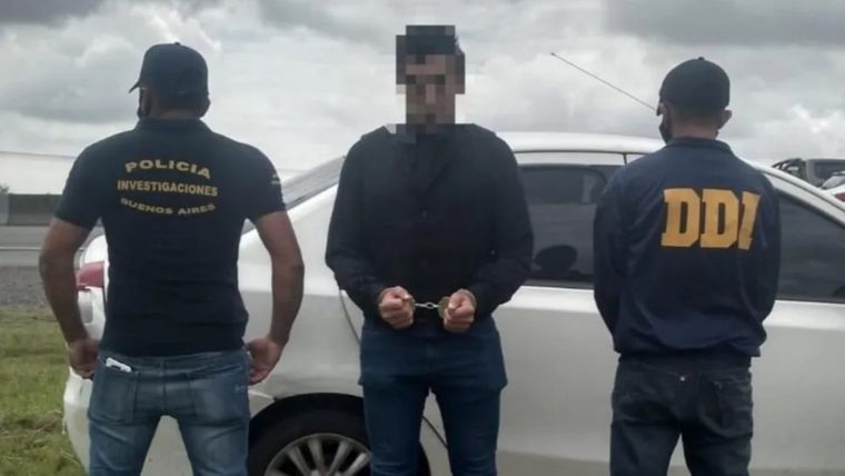 Giménez, de 29 años, fue apresado antes de un show
