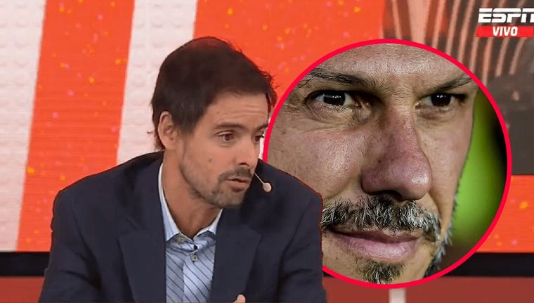 El comunicador apuntó contra el DT.