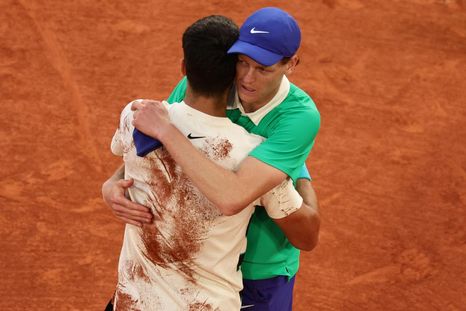 Jannik Sinner y Carlos Alcaraz se juegan el todo o nada en el US Open. Foto: Roland Garros