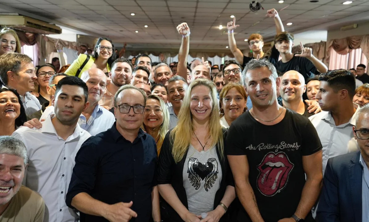Karina Milei junto a Martín Menem Foto: La Libertad Avanza