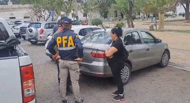 El sospechoso fue detenido en San Luis Foto: Captura de video