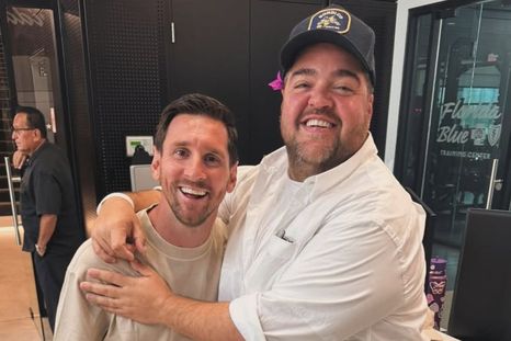 Darío Barassi junto al capitán argentino. Foto: Instagram/ @dariobarassi. Darío Barassi junto al capitán argentino. Foto: Instagram/ @dariobarassi.