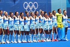 Las Leonas durante los Juegos Olímpicos disputados el año pasado. Foto: EFE