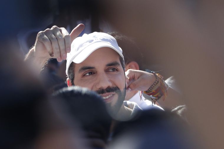 Nayib Bukele, Presidente reelecto de El Salvador, habló de la situación en Argentina y su conversación con Patricia Bullrich y Javier Milei Foto: EFE
