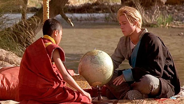 Escenas de la película Siete años en el Tíbet. Escenas de la película Siete años en el Tíbet.