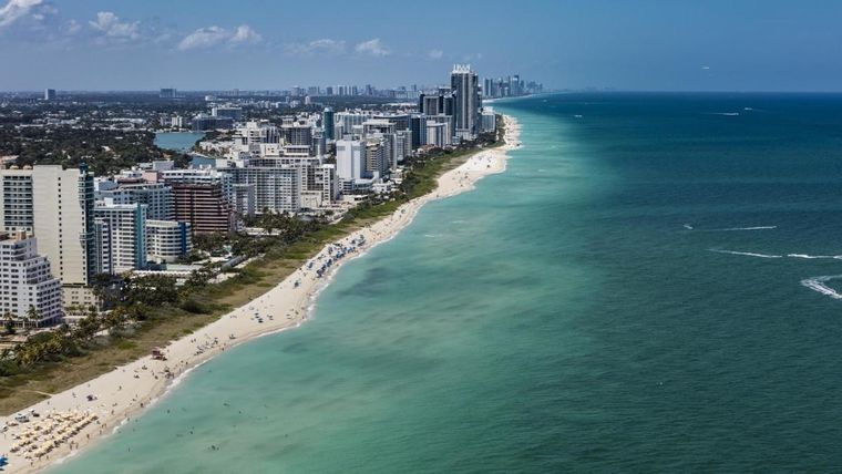 La temperatura de las aguas alrededor de Florida, en particular, han sido especialmente cálidas en junio Foto: Getty Images
