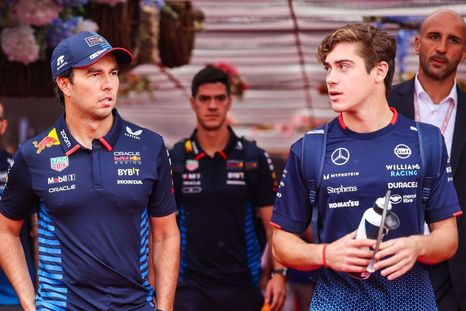 Checo Pérez habló de Colapinto y lo llenó de elogios. ¿Se viene una dupla latina en Alpine en 2026? . Foto: @F1 Checo Pérez habló de Colapinto y lo llenó de elogios. ¿Se viene una dupla latina en Alpine en 2026? . Foto: @F1