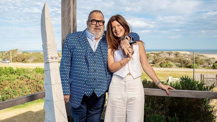 Jorge Lanata y Elba Marcovecchio Foto: Instagram @elbitamarcovecchio