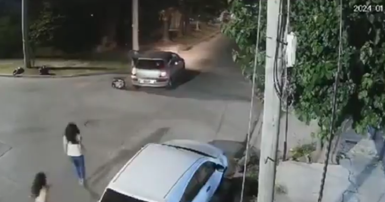 Robaron un auto con una beba adentro Foto: Captura Video