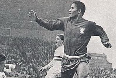 MDZol | Eusebio La Pantera, era uno de los máximos referentes que promocionaban la Eurocopa de Portugal. Foto: Archivo