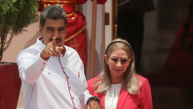 Nicolás Maduro y su esposa Cilia Flores. Nicolás Maduro y su esposa Cilia Flores.