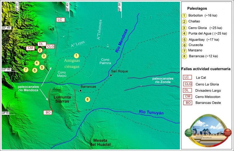 Un estudio científico reveló que Mendoza tuvo un río llamado Zonda, con paleo cauces visibles y un mega abanico fluvial que aún marca el territorio. Un estudio científico reveló que Mendoza tuvo un río llamado Zonda, con paleo cauces visibles y un mega abanico fluvial que aún marca el territorio.