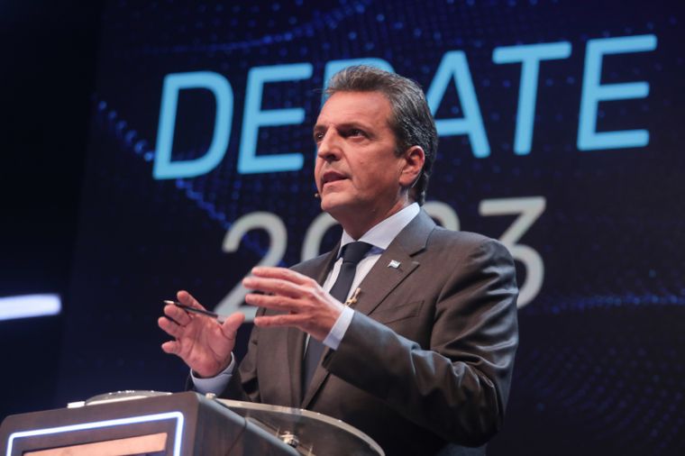 Sergio Massa, el claro ganador del debate según el especialista Gabriel Slavinsky Foto: Noticias Argentinas