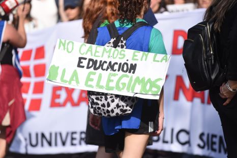 Este martes es la marcha por la Ley de Financiamiento Universitario. Este martes es la marcha por la Ley de Financiamiento Universitario.