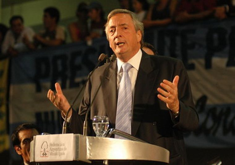 El ex presidente, Néstor Kirchner. Foto: NA