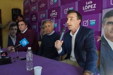 Cristian Gottardini, junto a Alfredo Cornejo y Luis López, excandidato a intendente de Tunuyán por Cambia Mendoza Foto: Prensa Cambia Mendoza