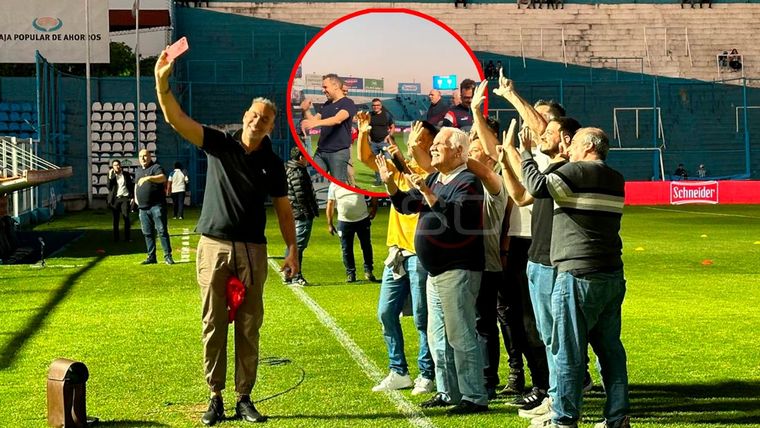 Los dirigentes de Independiente celebraron el triunfo de Fluminense ante Boca Foto: ESPN
