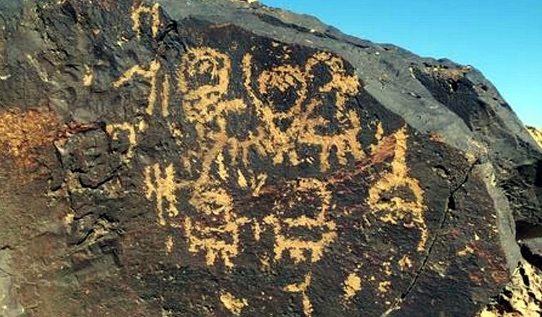 Los petroglifos del desierto del Neguev corren peligro. Foto: Dpa.