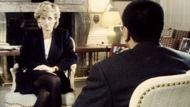 Diana de Gales, en plena entrevista. Foto: BBC