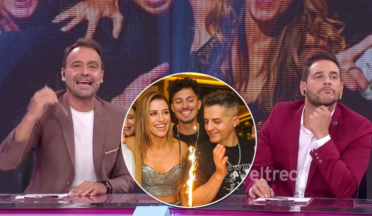 Lussich le reclamó a Brey no ser invitado a su cumpleaños. Foto: Captura TV