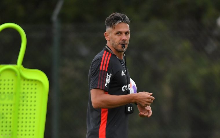 Demichelis podría incluir a Aliendro en el 11 titular. Foto: @RiverPlate