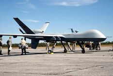 dron MQ-9 Reaper El poderoso dron MQ-9 Reaper de los Estados Unidos. Foto: Efe.