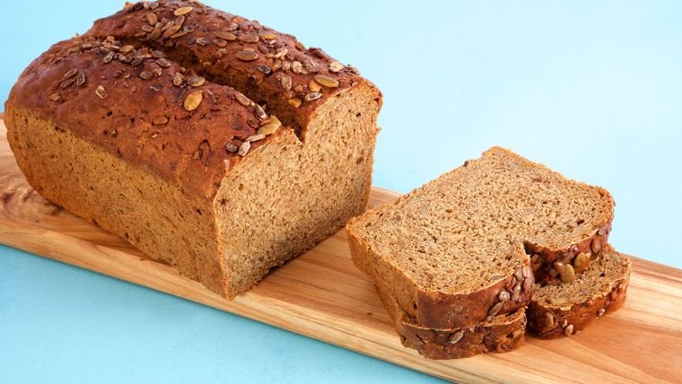 Admira este delicioso pan, super nutritivo y exquisito