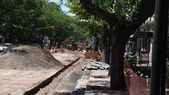Obras en la calle Sarmiento de la Ciudad de Mendoza. Obras en la calle Sarmiento de la Ciudad de Mendoza.