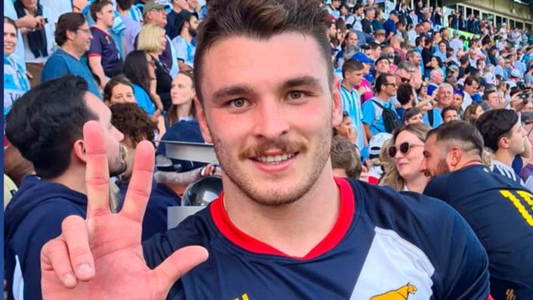 Mateo Carrera, figura de Los Pumas. Foto: @lospumas