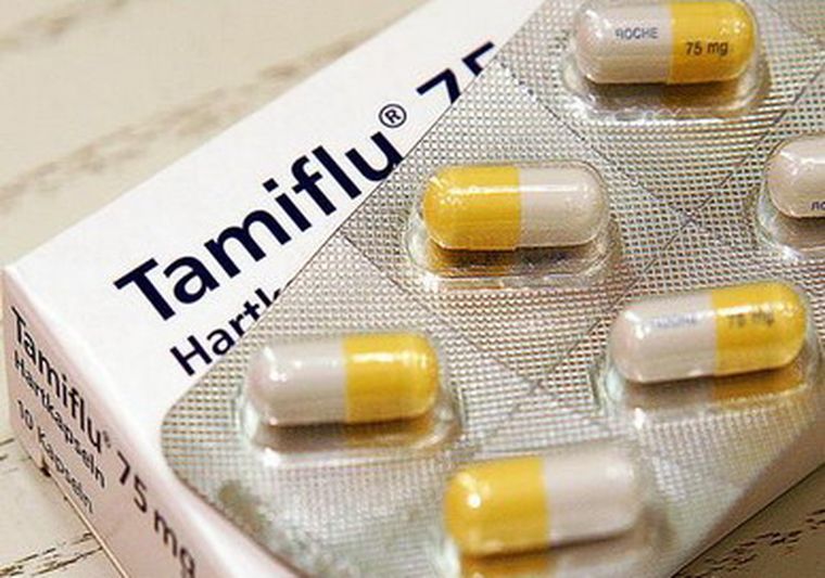 El ya famoso Tamiflu, principal retroviral administrado en la provincia. Foto: web