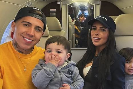 Enzo Fernández y una polémica petición. Foto: Instagram: @valucervantes Enzo Fernández y una polémica petición. Foto: Instagram: @valucervantes