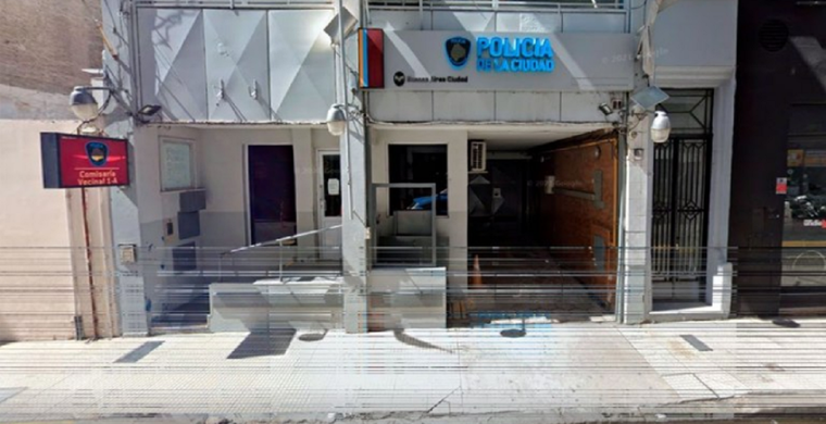 La seccional donde murió el turista Foto: NA