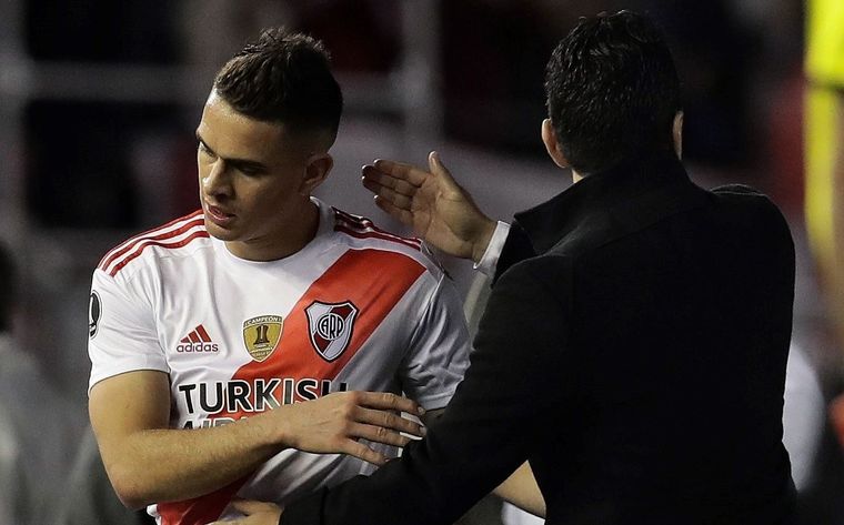 Borré se fue y River lo despidió con un frío mensaje.