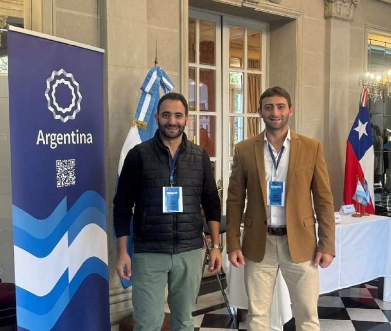 Samir y Farid Massud, los hermanos que lideran la pyme de Mendoza que estuvo en Chile en la misión comercial que encabezó Cancillería.&nbsp;