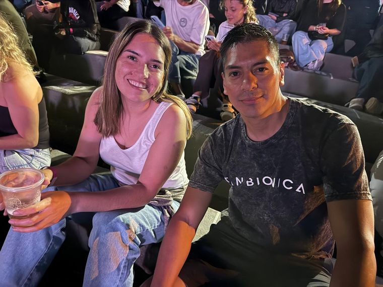 Jimena Godoy y Javier Moyano. Jimena Godoy y Javier Moyano.