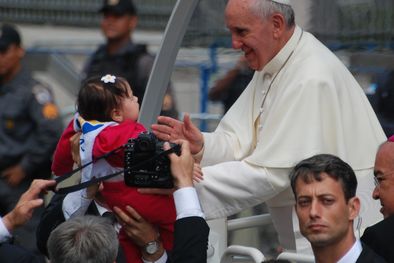 MDZol | Papa Francisco y los niños.Foto: Enrique Cangas