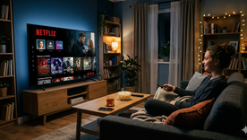 Una película que arrasa en Netflix. Fuente: IA Gemini. Una película que arrasa en Netflix. Fuente: IA Gemini.