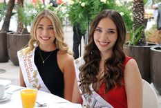 Las soberanas disfrutando su primer desayuno Foto: ALF PONCE MERCADO / MDZ