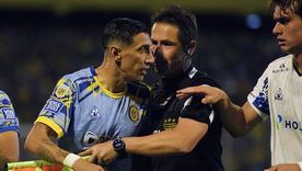 Di María fue figura, asistió a Véliz y luego explotó contra el arbitraje y el VAR.