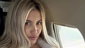 Así fue el look de Wanda Nara en su primer día en México.