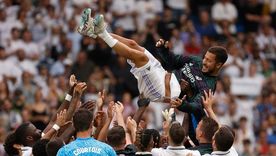 Los jugadores del Real Madrid despiden a Eden Hazard tras su retiro del fútbol en octubre de 2023. Los jugadores del Real Madrid despiden a Eden Hazard tras su retiro del fútbol en octubre de 2023.