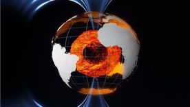 El campo magnético de la Tierra se genera en su núcleo externo.