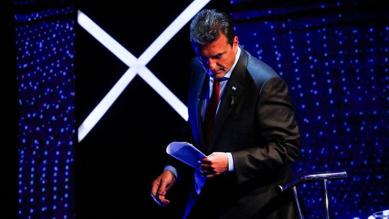 Sergio Massa volvió a mostrarse como un cómodo orador Foto: Noticias Argentinas