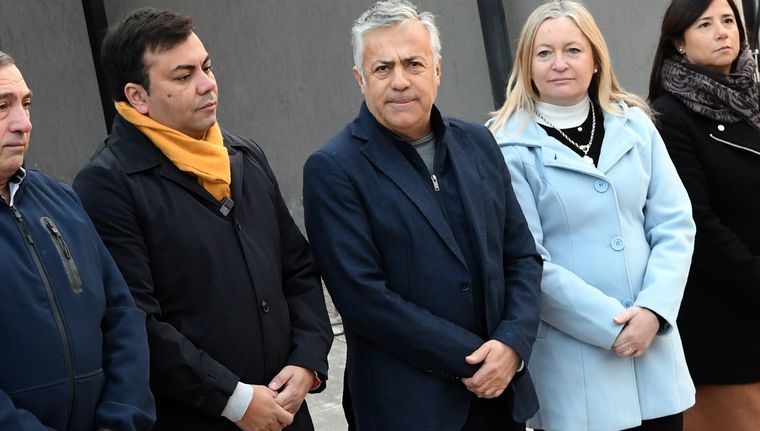 Francisco Lo Presti, Alfredo Cornejo y Hebe Casado. Foto: ALF PONCE MERCADO / MDZ