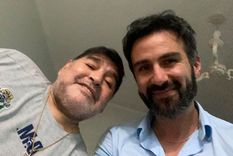 Maradona y el neurocirujano Leopoldo Luque