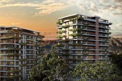 MDZol | La imagen de cómo quedarán las nuevas torres cerca de La Barraca. Foto: Grupo Cioffi